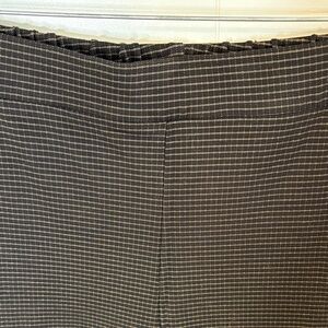 Ann Taylor Factory Black and Brown Patterned Pants